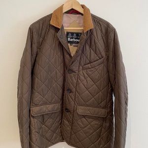 Barbour Olive Green Quilted Jacket | Size M